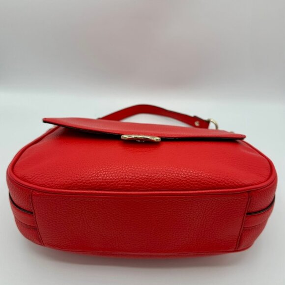 EUC Kate Spade Red Alecia Mulberry Street Messenger Top Handle Crossbody Bag - Picture 7 of 14